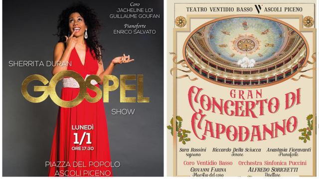 Ascoli apre il 2024 con due appuntamenti: Gospel in Piazza del Popolo e Gran Concerto di Capodanno al Ventidio Basso 