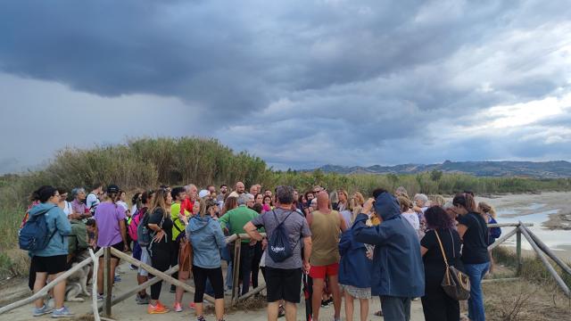 'Camminata al tramonto alla Sentina' batte la pioggia: oltre 100 persone da tutta Italia alla scoperta della Riserva