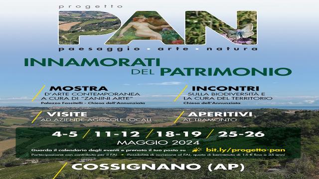 Cossignano: ''Progetto PAN'', si celebra la connessione tra paesaggio, arte e natura