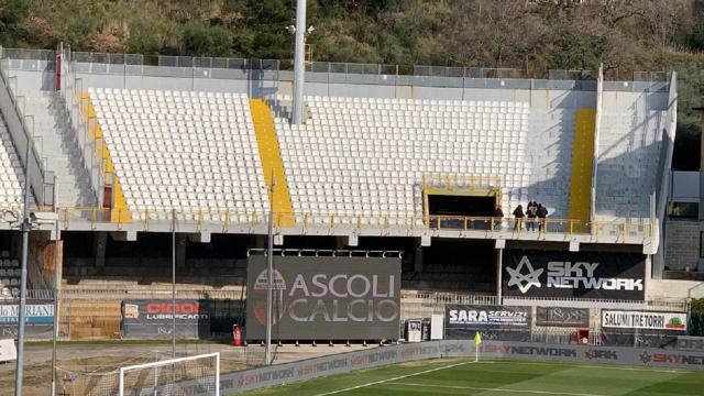 Ascoli-Gubbio, biglietti finora venduti e dato definitivo dei tifosi rossoblù nel Settore Ospiti