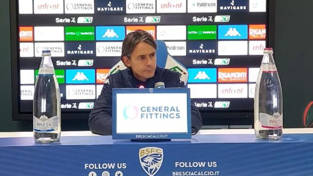 Brescia-Pisa 0-1, le voci di Inzaghi (“Senza l'eurogol sarebbe finita in parità”) e D'Angelo (“Successo meritato”)