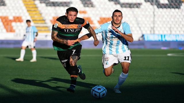 Entella-Venezia 0-2, seconda sconfitta consecutiva per i liguri in vista dell'Ascoli