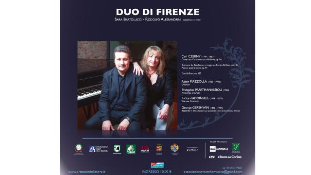 Offida, torna il Festival 'Armonie della sera' con il 'Duo di Firenze'