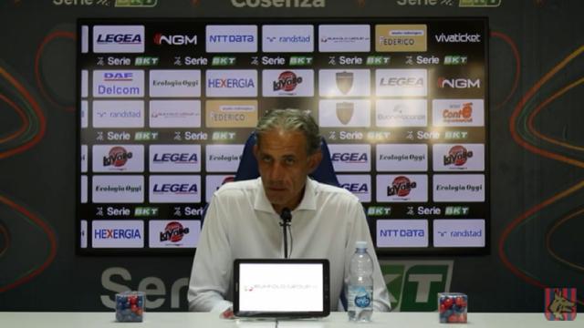 Cosenza-Vicenza 2-1, la voce di Zaffaroni: ''E' iniziato il nostro campionato, 3 punti che danno fiducia''