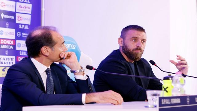 Spal, De Rossi: “Tacopina è un vincente. Sento quel 'friccico' come quando passi dalle elementari alle medie”