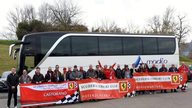 Scuderia Ferrari Club Castorano, trasferta a Mugello per la grande festa di fine stagione      