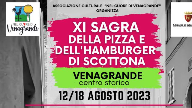 Venagrande, torna l'undicesima edizione della 'Sagra della Pizza e dell'Hamburger di Scottona'