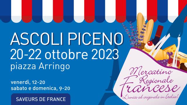 Arriva ad Ascoli il Mercatino Regionale Francese. A Piazza Arringo profumi, sapori e colori d’oltralpe 