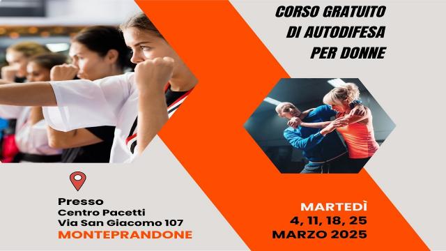 Monteprandone, un corso gratuito di autodifesa per donne al Centro Pacetti