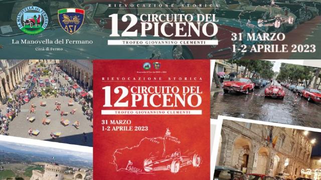 Ascoli, si scaldano motori per la 12ª “Rievocazione storica del Circuito del Piceno” – Trofeo Giovannino Clementi