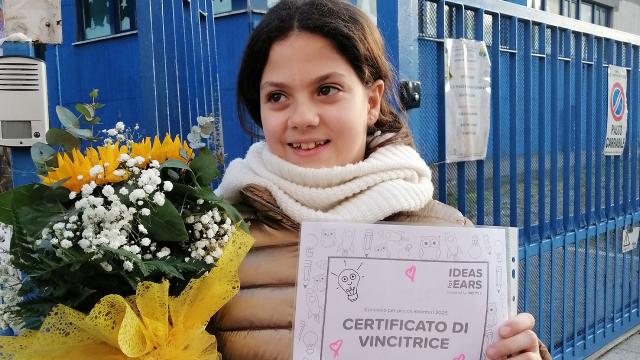 Alunna della scuola 'Bice Piacentini' di San Benedetto del Tronto vince concorso internazionale IDEASforEARS di MED-EL