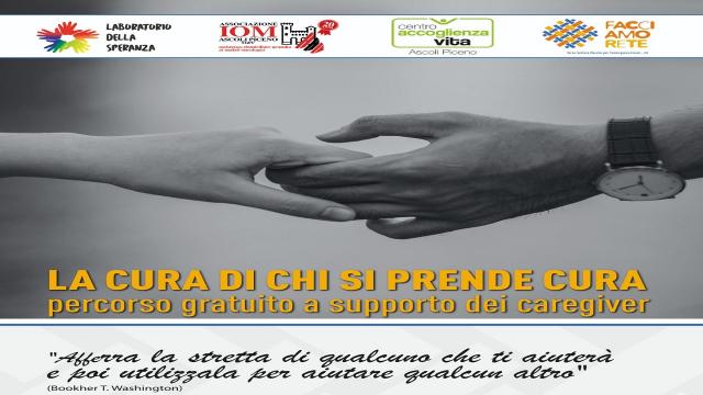 La cura di chi si prende cura, ad Ascoli Piceno un percorso gratuito per caregivers