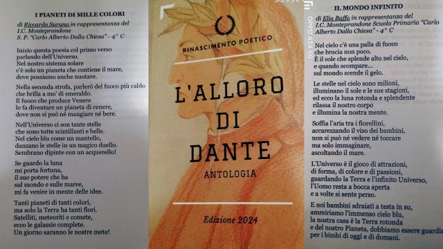 IC di Monteprandone, soddisfazione per la pubblicazione di due poesie partecipanti al Concorso 'L’Allorino di Dante'