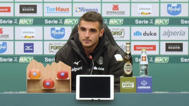 Sudtirol-Ascoli 2-2, la voce di Rover: “Buon pareggio. Momenti di suspense sul mio gol, è andata bene”