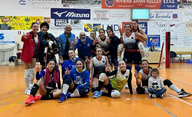 Riviera Samb Volley, resoconto fine settimana categorie Serie C e D maschili e femminili