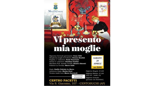 'Monteprandone in scena', ultimo spettacolo della rassegna teatrale:  sul palco la compagnia teatrale 'Anime sul palco'