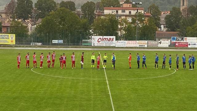 Atletico Ascoli, non basta la rete di Filiaggi per far punti ad Urbania nella prima in Eccellenza