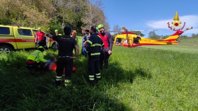 Montemonaco, accusa malore durante escursione. Soccorso e trasportato in eliambulanza al Mazzoni di Ascoli Piceno