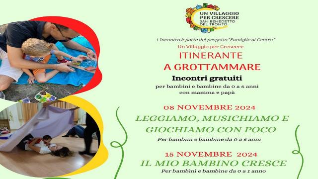 Grottammare, un mese di attività per i più piccoli e le loro famiglie