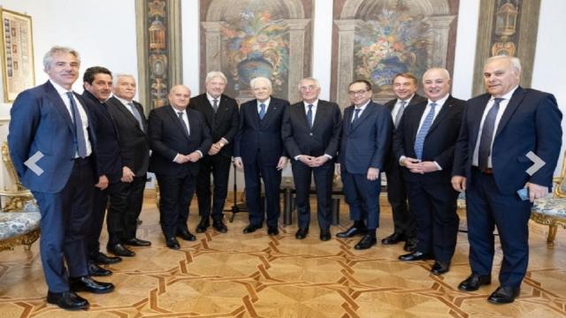 Camere di Commercio: incontro al Quirinale, anche Gino Sabatini rcevuto da Mattarella