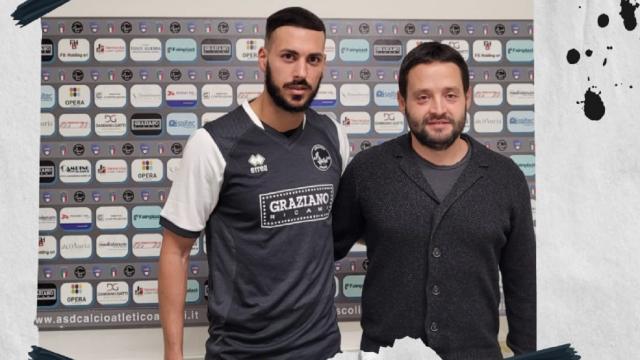 Atletico Ascoli, pacchetto arretrato rinforzato con il difensore centrale Casale