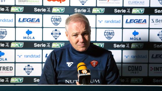 Como-Perugia 4-1, la voce di Alvini: “Prendiamo atto della sconfitta ma non deve macchiare quanto di buono fatto”