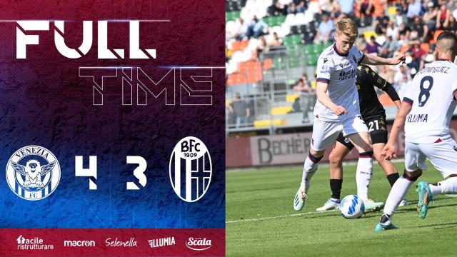 Venezia-Bologna 4-3, highlights. Prima vittoria per Soncin, quinto gol in campionato di Orsolini