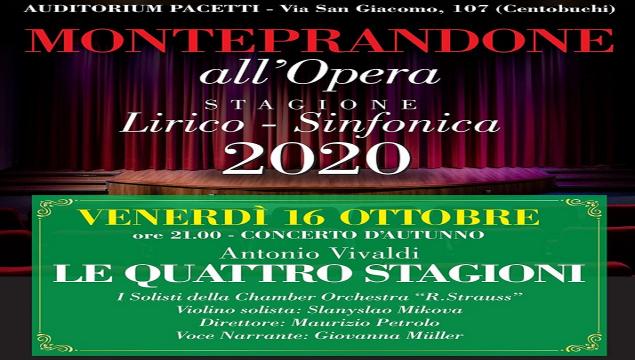 Monteprandone: Centro Pacetti, appuntamento con ''Le quattro stagioni'' di Vivaldi 