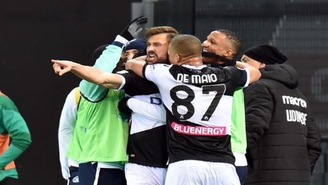 Udinese-Sassuolo 2-0, highlights