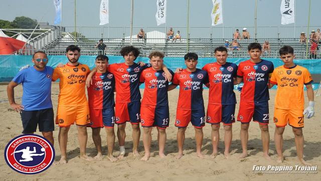 Beach soccer, l'Happy Car Samb Under 20 deve arrendersi 4-1 contro Icierre Lamezia