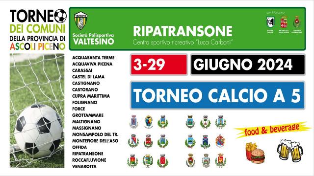 Ripatransone, effettuato il sorteggio del primo torneo di calcio a 5 tra i comuni della provincia di Ascoli