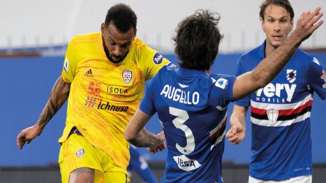 Sampdoria-Cagliari 2-2, highlights