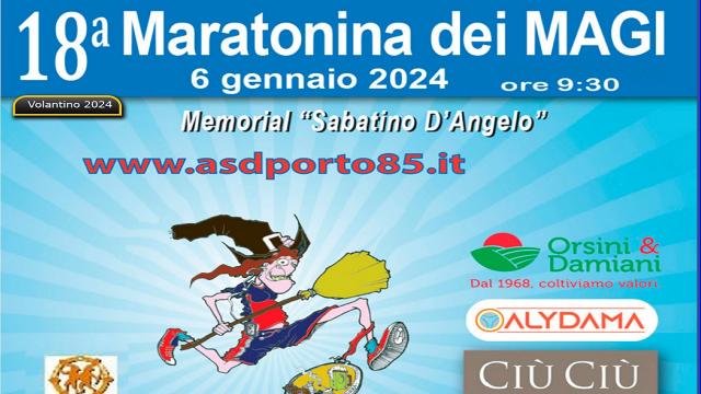 San Benedetto, appuntamento con la ''Maratonina dei Magi – Memorial Sabatino D’Angelo''