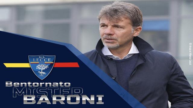 Lecce, è Baroni l'erede di Corini. Per il tecnico toscano contratto annuale con opzione