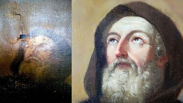Ascoli Piceno, al Museo Diocesano cerimonia restituzione restaurata tela di San Francesco di Paola di Arquata del Tronto