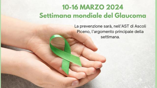 Settimana mondiale Glaucoma: AST Ascoli aderisce a iniziativa con giornata screening presso ambulatori UOC di Oculistica