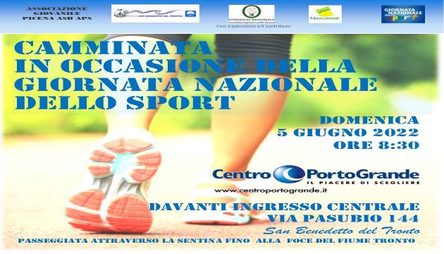 Giornata nazionale dello sport, passeggiata naturalistica dalla Sentina al Tronto