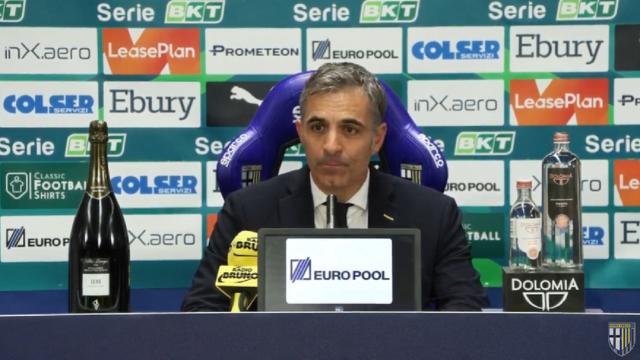 Parma-Sudtirol 2-0, voci Pecchia (“Dobbiamo fare la corsa solo su noi stessi”) e Bisoli (“Siamo stati penalizzati”)