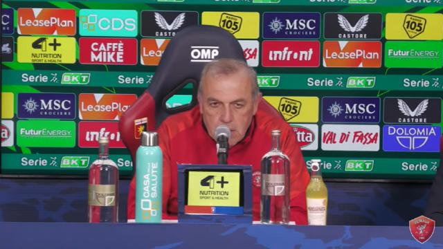 Genoa-Perugia 2-0, la voce di Castori: “La squadra è viva, non ci crocifiggiamo con 4 scontri diretti da giocare”