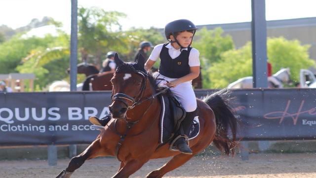 Equitazione: Andrea Taboga, primo e terzo posto nell'A6 di Borgo Hermada
