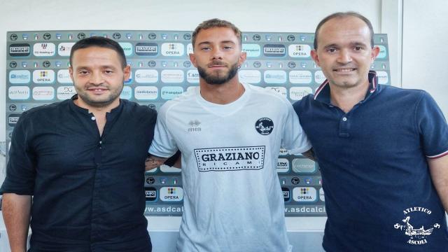 Atletico Ascoli: colpo in attacco, è ufficiale l'arrivo di Matteo Minnozzi