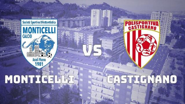 Coppa Italia Promozione: il Monticelli batte 4-0 il Castignano e supera il turno