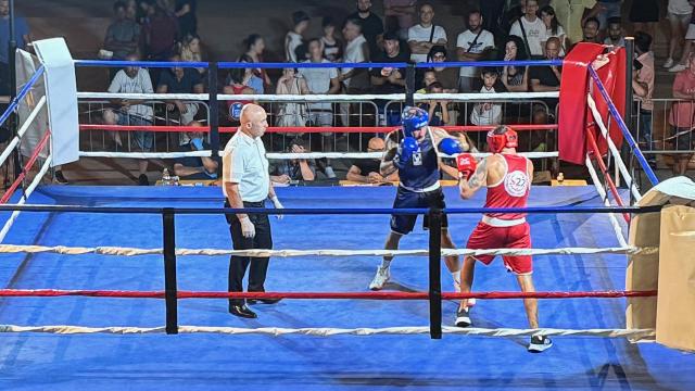 Grottammare, grande successo per serata di pugilato a Piazza Kursaal organizzata dalla Pugilistica S22