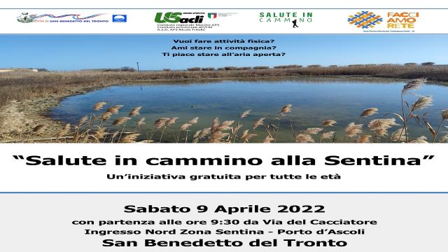 Unione Sportiva Acli Marche, il 9 aprile ''Salute in cammino alla Sentina''