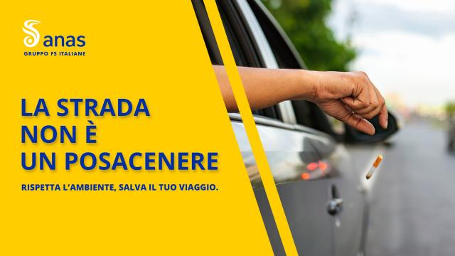 Anas, parte la campagna di prevenzione incendi ''La strada non è un posacenere''