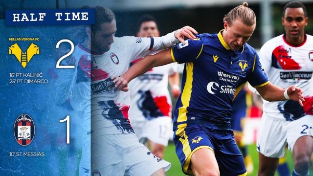 Verona-Crotone 2-1, highlights