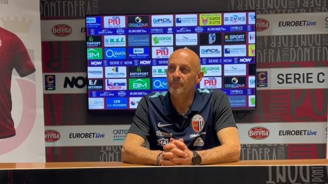 Pontedera-Ascoli 1-1, la voce di Di Carlo in sala stampa: “In un minuto abbiamo commesso due errori gravissimi” 