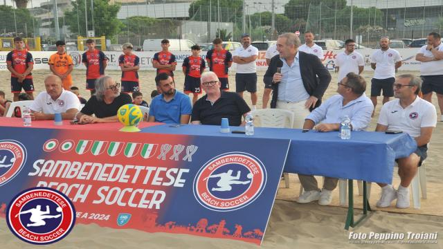 Sambenedettese Beach Soccer, presentazione ufficiale di tutte le squadre per la stagione 2024 