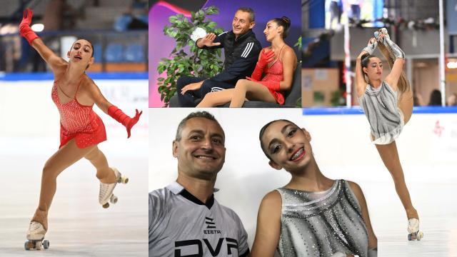 Pattinaggio artistico: Allegra Ionni della Diavoli Verde Rosa brilla ai Campionati Italiani Federali di Piancavallo