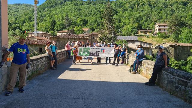 Arquata del Tronto, successo di partecipanti per la prima ''Camminata lungo il Gada''